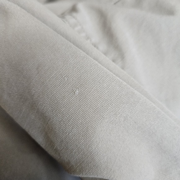 Lands' End Chore Coat Women Large Canvas Barn Field Flannel Lined Corduroy Tan - Picture 8 of 14